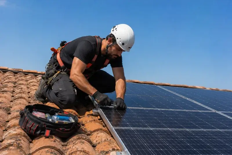 Maintenance et monitoring de panneaux solaires à Culoz-Béon